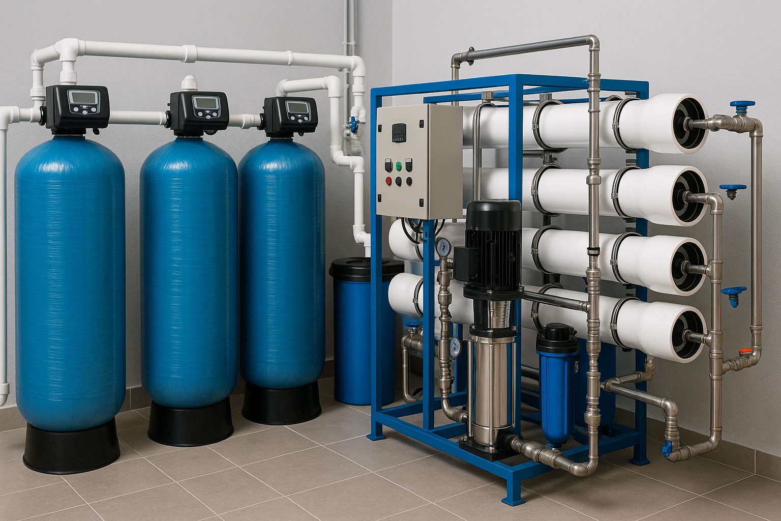 Ruxin Walf'li Yumuşatma Ve Ro Ozmos Sistemleri